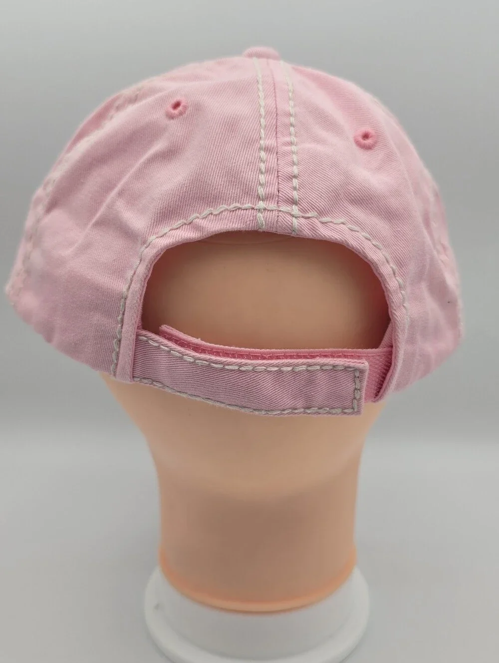 Women's KBETHOS Vintage Pink Bride Squad Cotton Distressed Adjustable Hat